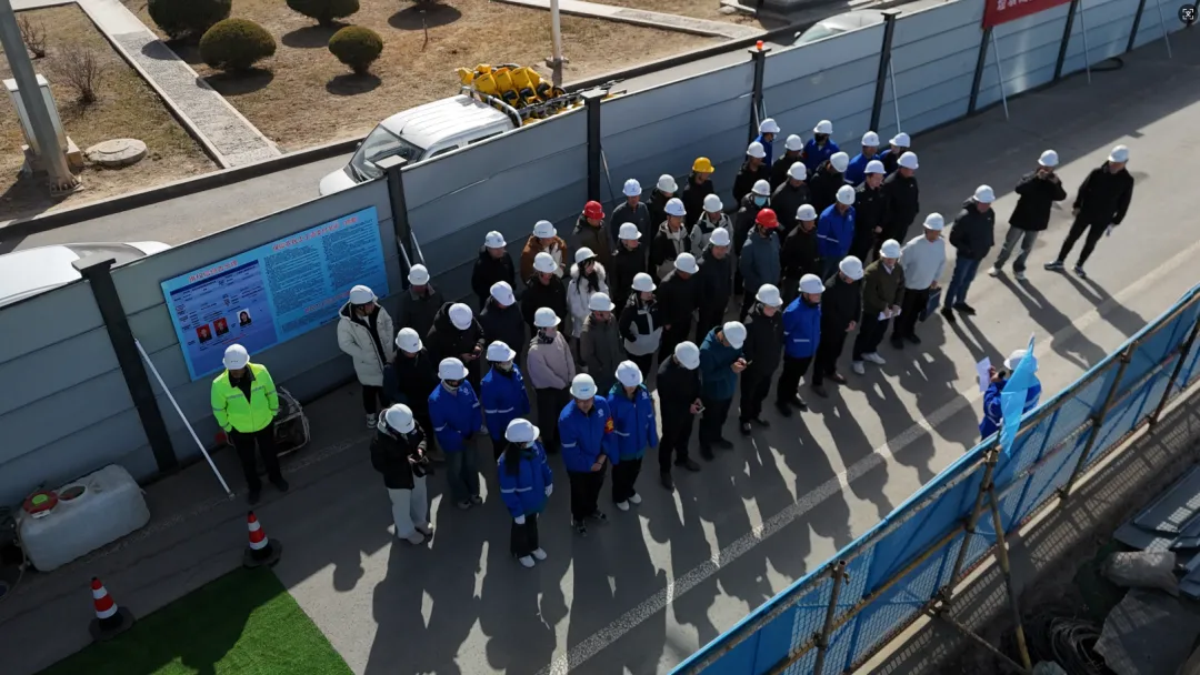 宁夏建工路桥市政分公司承建的贺兰山路排涝通道工程举行观摩会