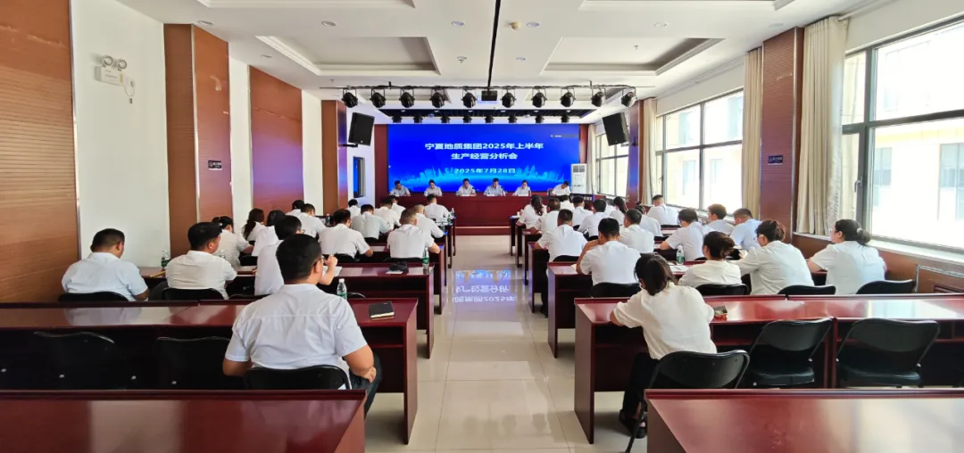 宁夏地质集团召开2025年上半年生产经营工作会
